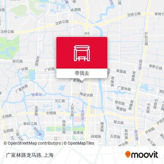 广富林路龙马路地图