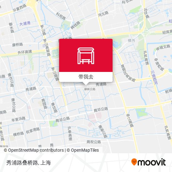 秀浦路叠桥路地图