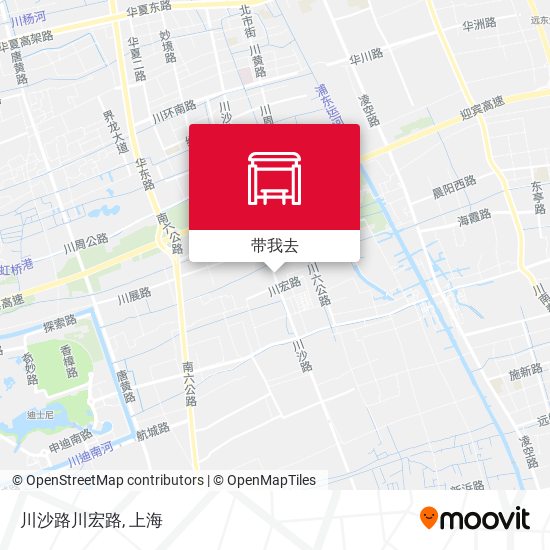 川沙路川宏路地图