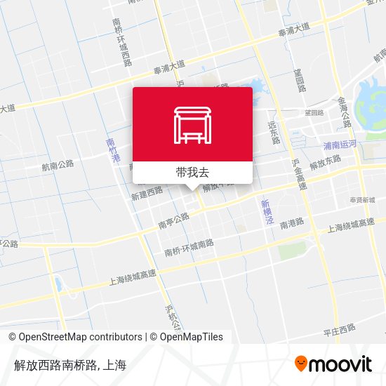 解放西路南桥路地图