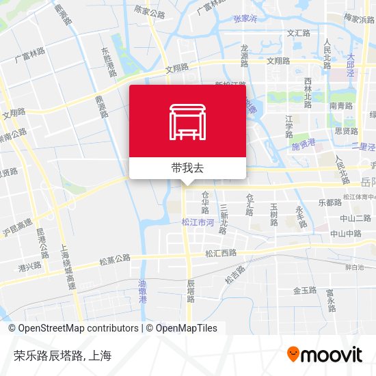 荣乐路辰塔路地图