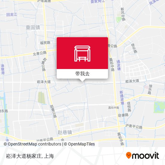 崧泽大道杨家庄地图