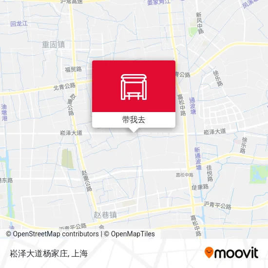 崧泽大道杨家庄地图