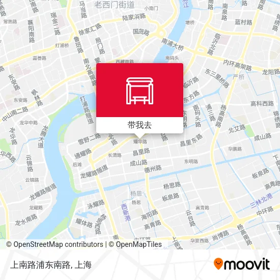 上南路浦东南路地图