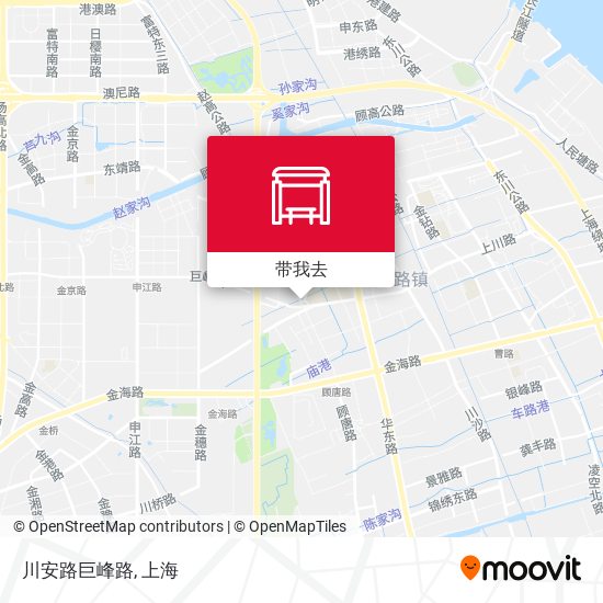 川安路巨峰路地图