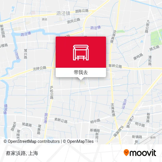蔡家浜路地图