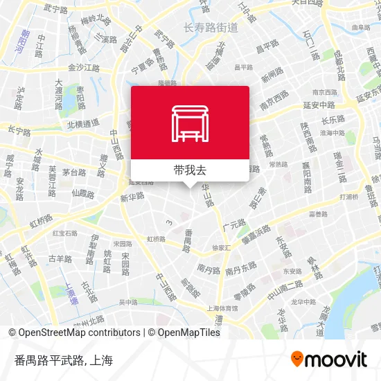 番禺路平武路地图