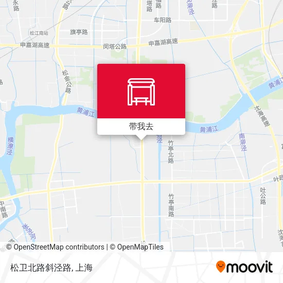 松卫北路斜泾路地图