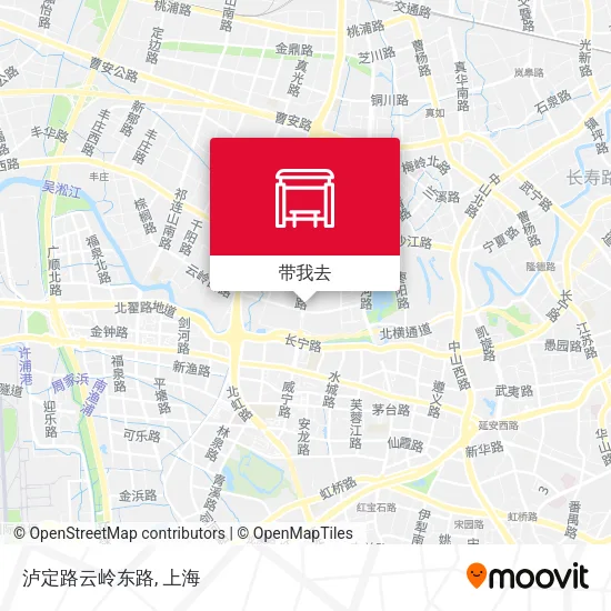 泸定路云岭东路地图