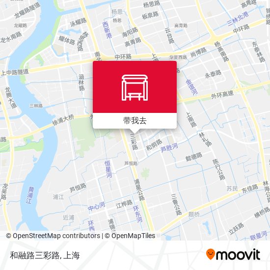 和融路三彩路地图