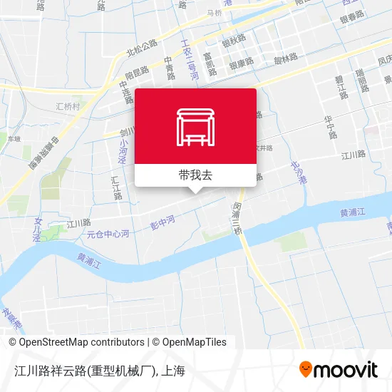 江川路祥云路(重型机械厂)地图