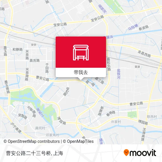 曹安公路二十三号桥地图