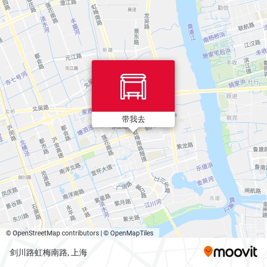 剑川路虹梅南路地图