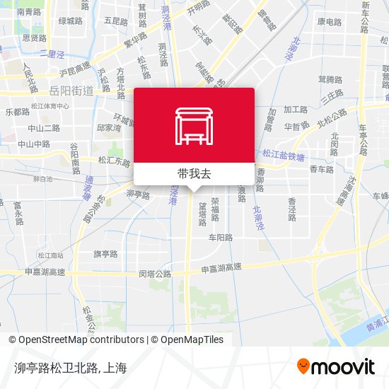泖亭路松卫北路地图