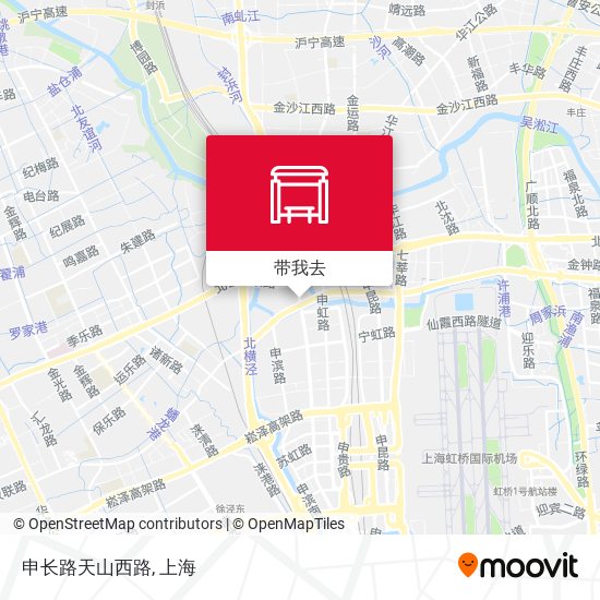 申长路天山西路地图