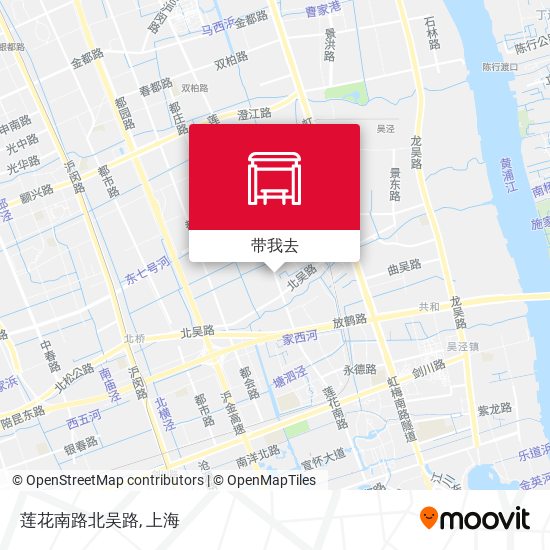 莲花南路北吴路地图