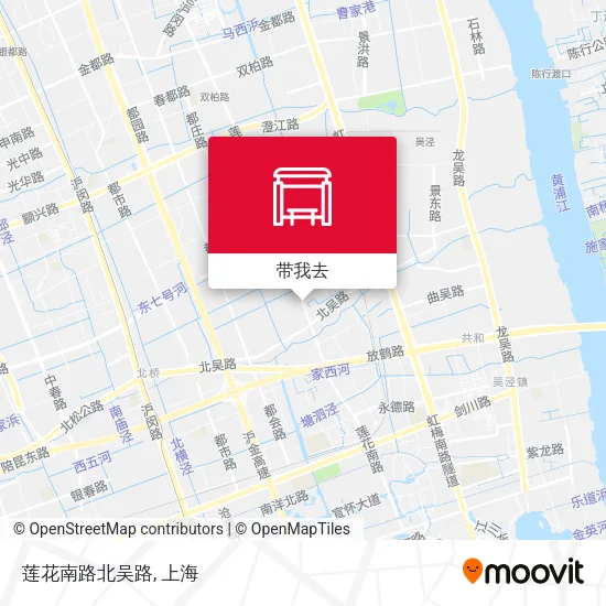 莲花南路北吴路地图