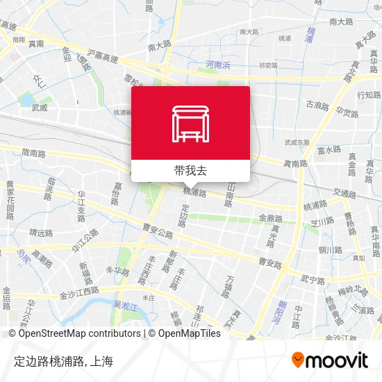 定边路桃浦路地图