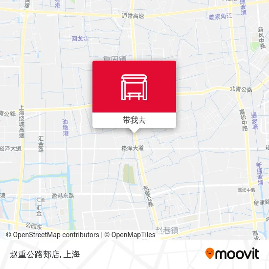 赵重公路郏店地图