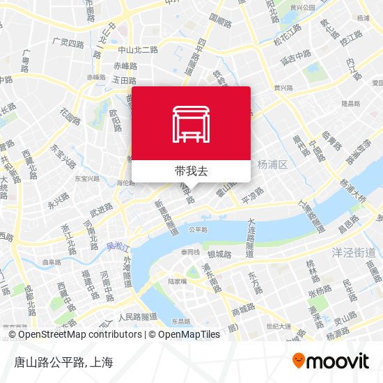 唐山路公平路地图