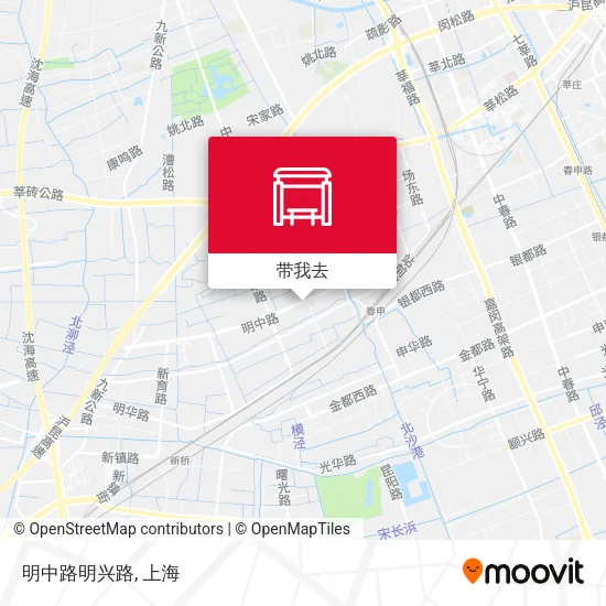 明中路明兴路地图