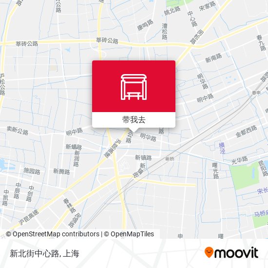 新北街中心路地图