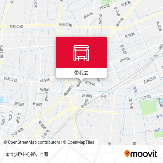 新北街中心路地图