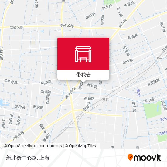 新北街中心路地图