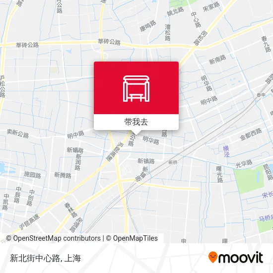 新北街中心路地图