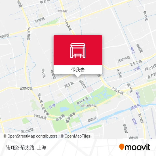 陆翔路菊太路地图