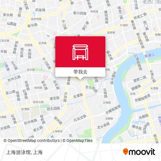 上海游泳馆地图