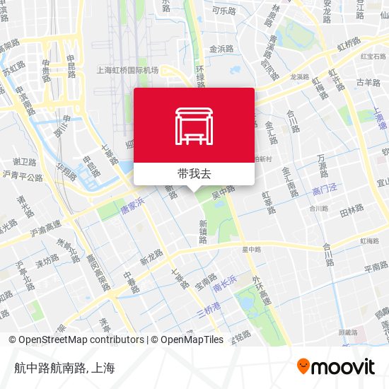 航中路航南路地图