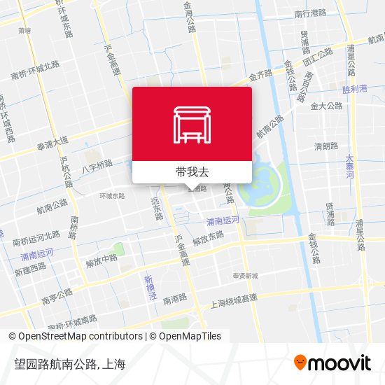 望园路航南公路地图