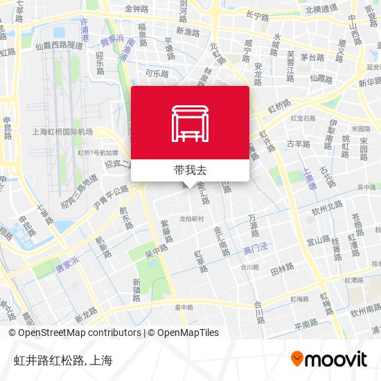 虹井路红松路地图