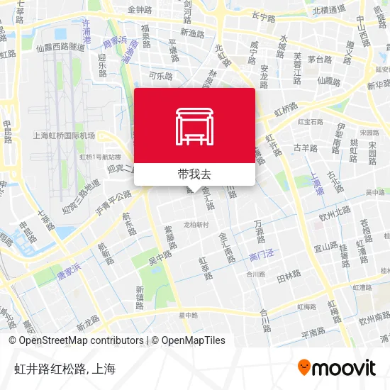 虹井路红松路地图