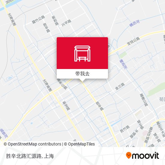 胜辛北路汇源路地图
