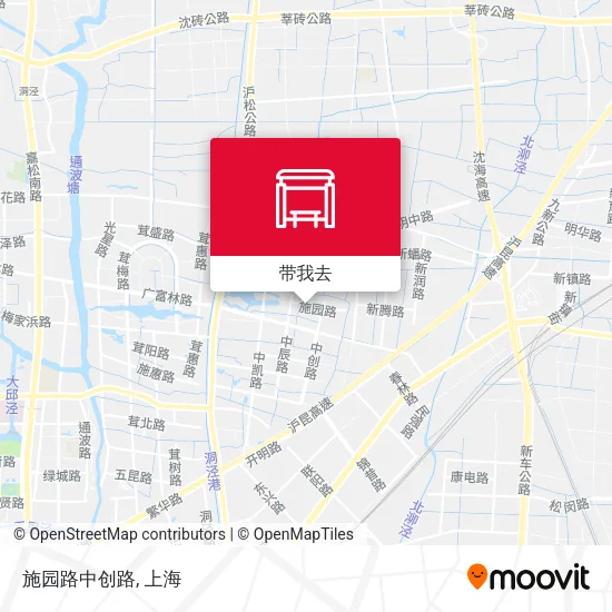 施园路中创路地图