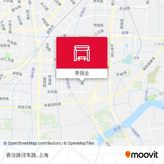 香泾路泾车路地图