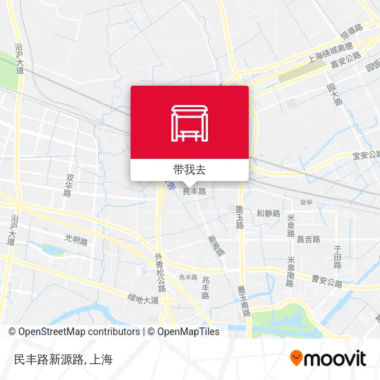 民丰路新源路地图