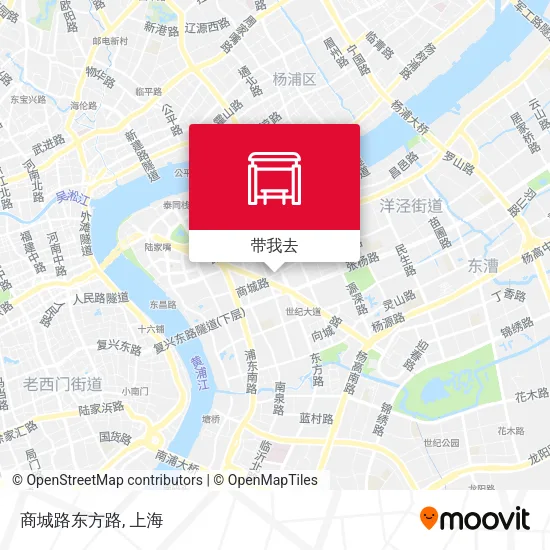 商城路东方路地图