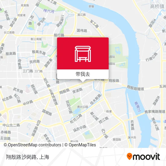 翔殷路沙岗路地图