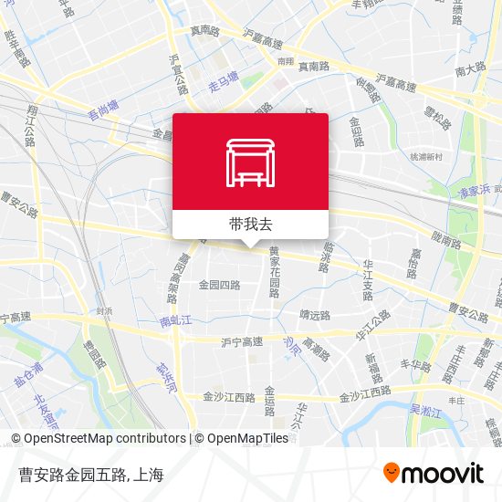 曹安路金园五路地图