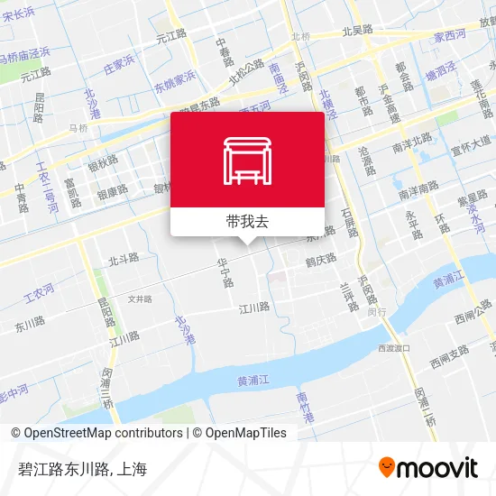 碧江路东川路地图