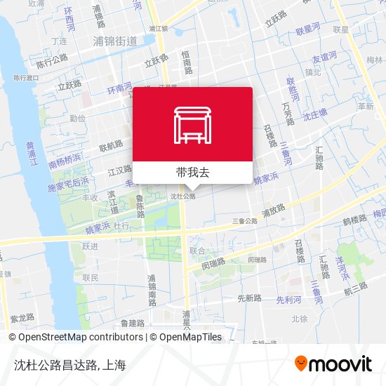 沈杜公路昌达路地图