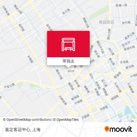 嘉定客运中心地图