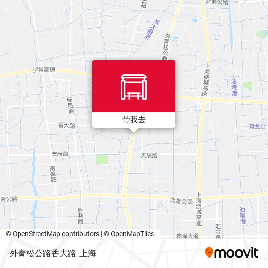 外青松公路香大路地图