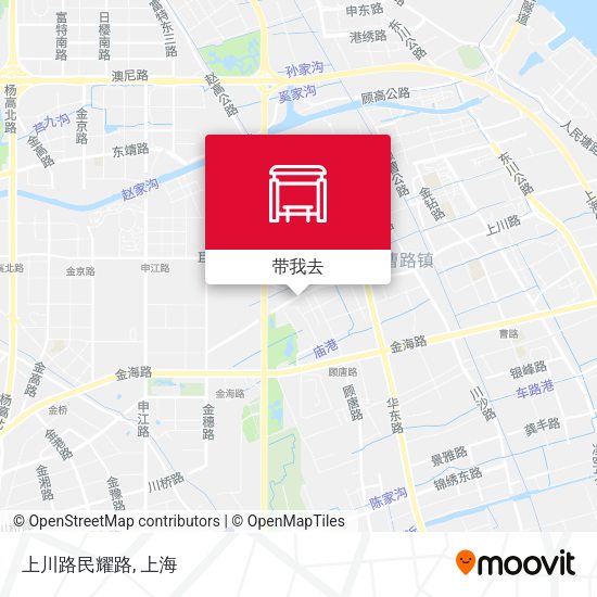 上川路民耀路地图