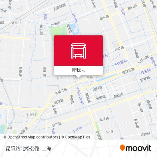 昆阳路北松公路地图
