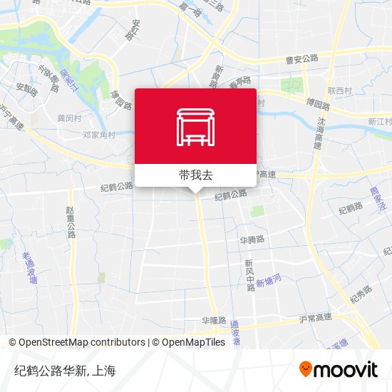 纪鹤公路华新地图