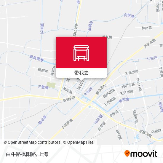白牛路枫阳路地图
